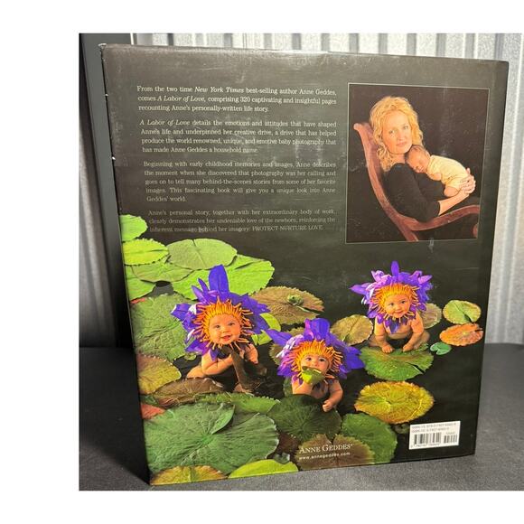 Signed A Labor of Love An Autobiography by Anne Geddes Autographed HC Book - Picture 4 of 10